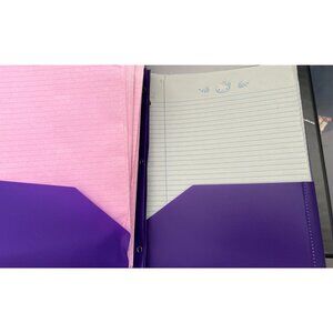 Vintage hello Kitty binder paper